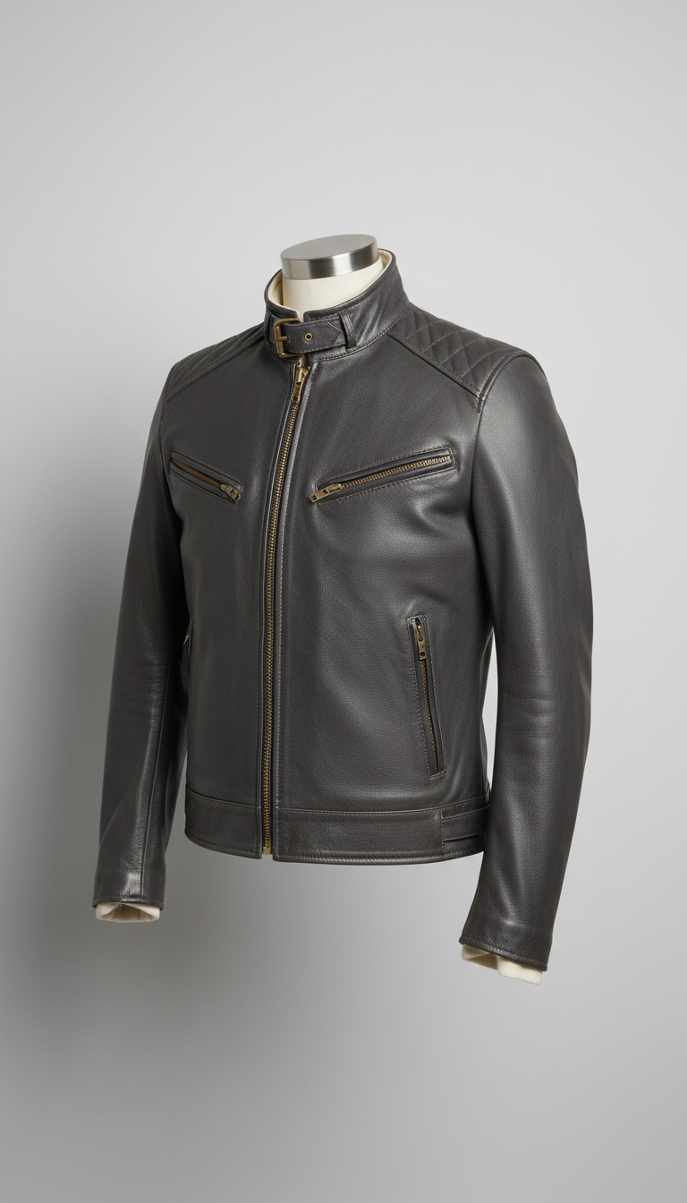 Lucerne Cafe Racer Jacket—Streamlined Fit