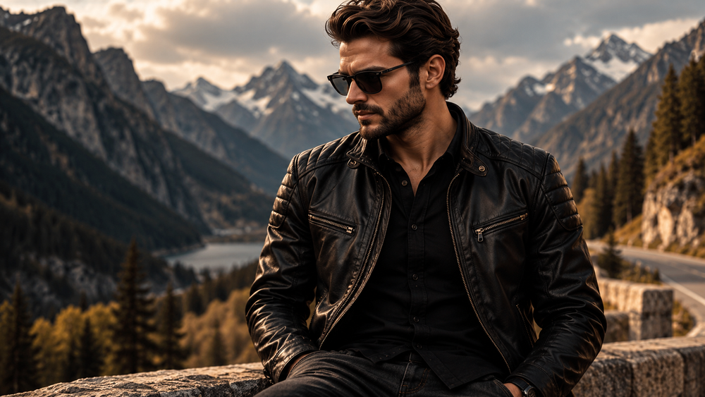 Men's leather