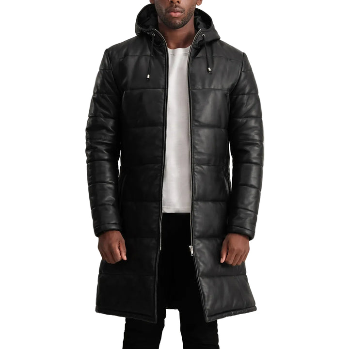 Custom Robert Morris Leather Coat