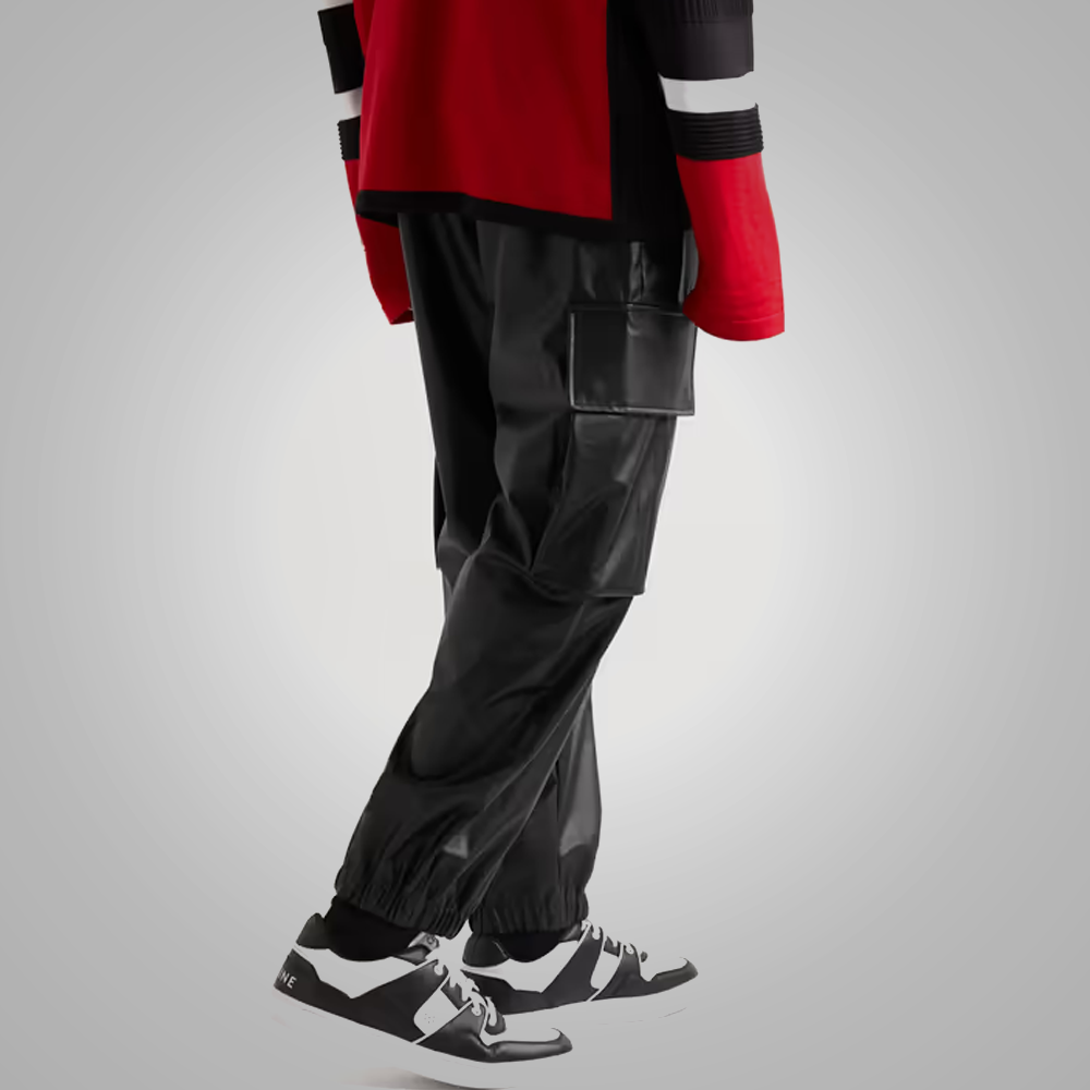 Men’s Tessa Black Sheepskin Leather Pants