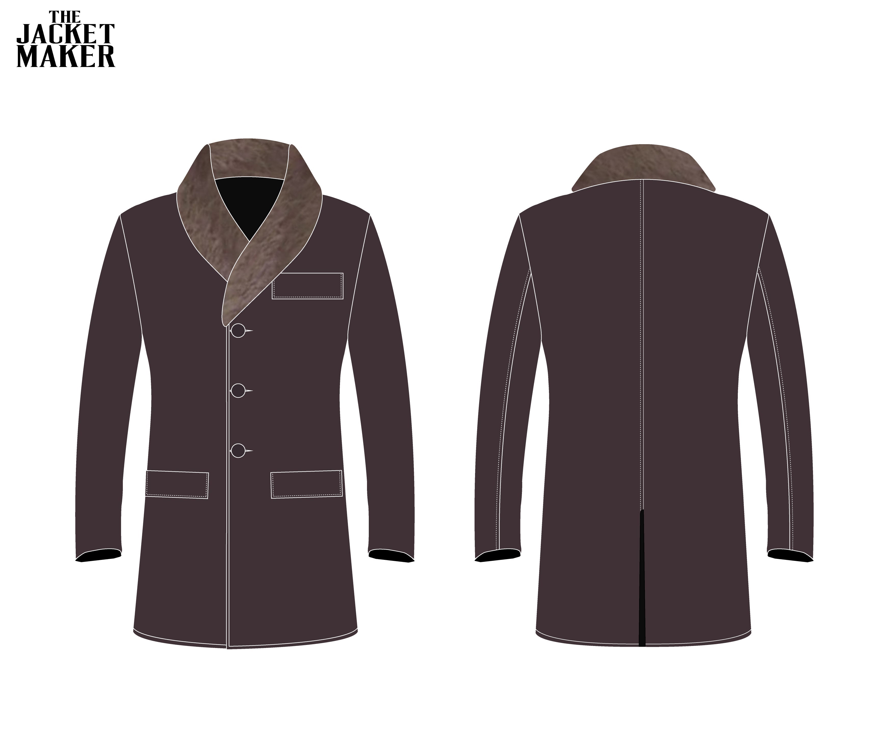 Custom Corrie Edgerley Leather Coat