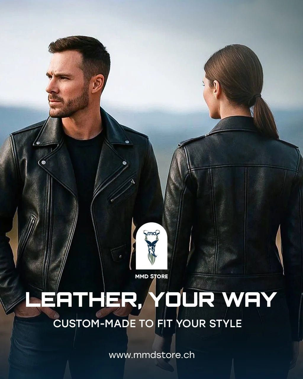 Allaric Alley Leather & Suede Biker Jacket