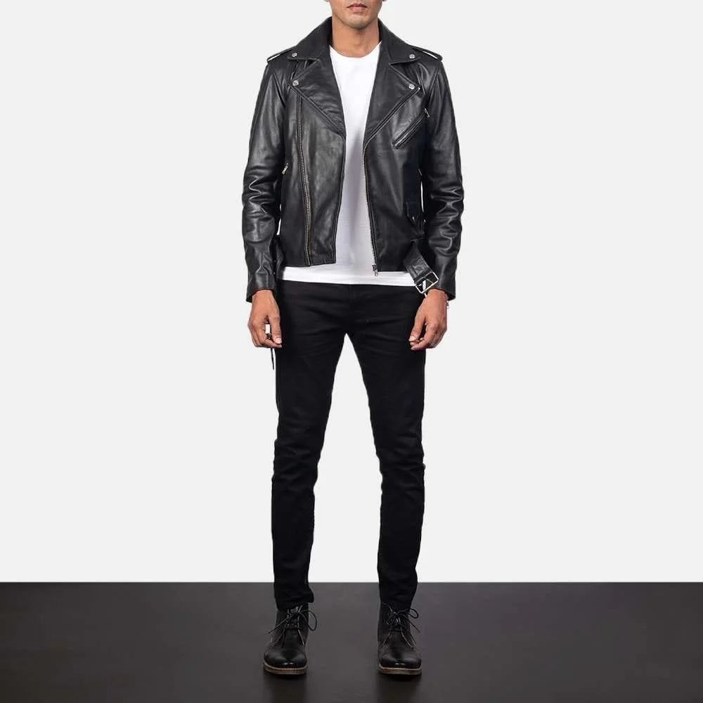 Allaric Alley Leather & Suede Biker Jacket
