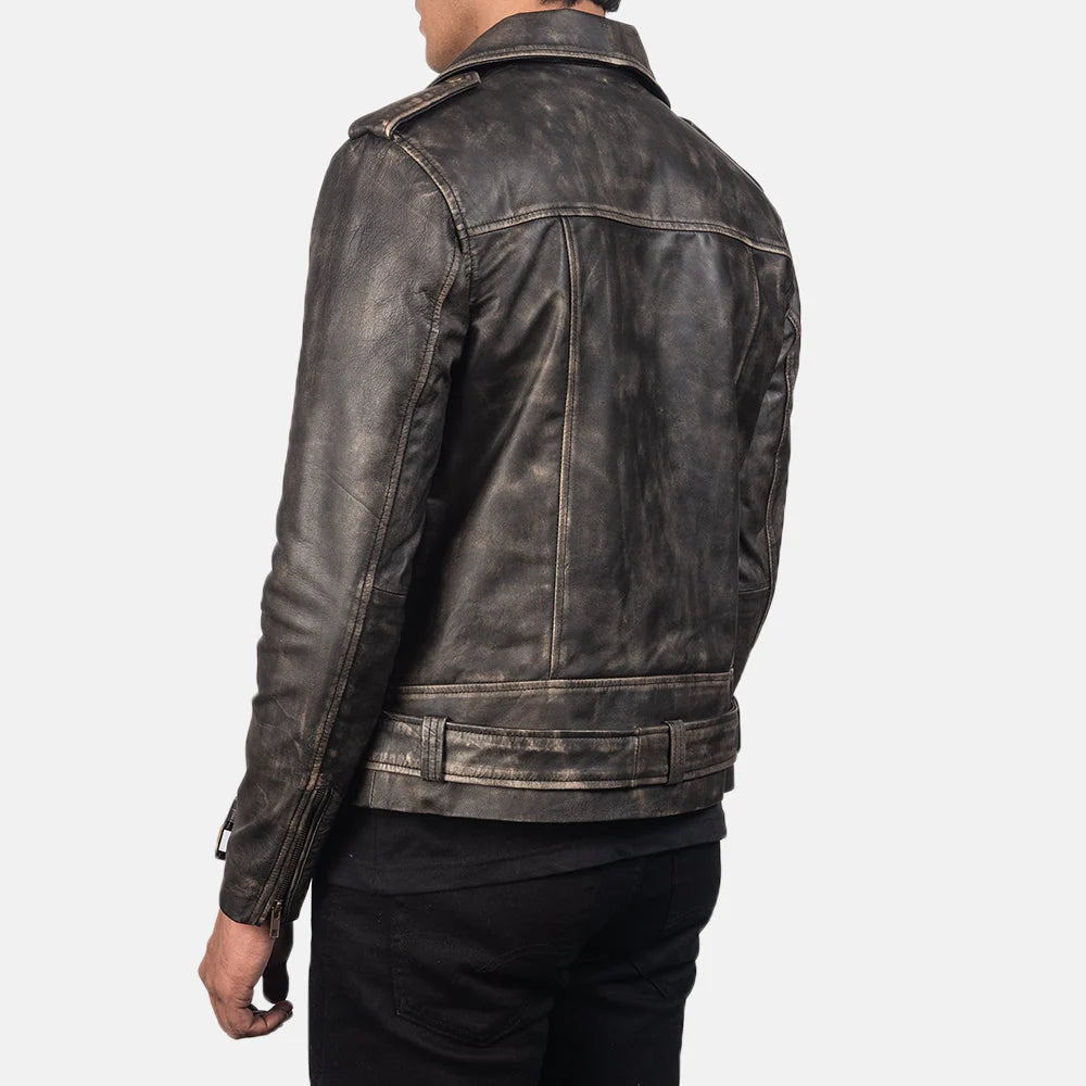 Allaric Alley Leather & Suede Biker Jacket