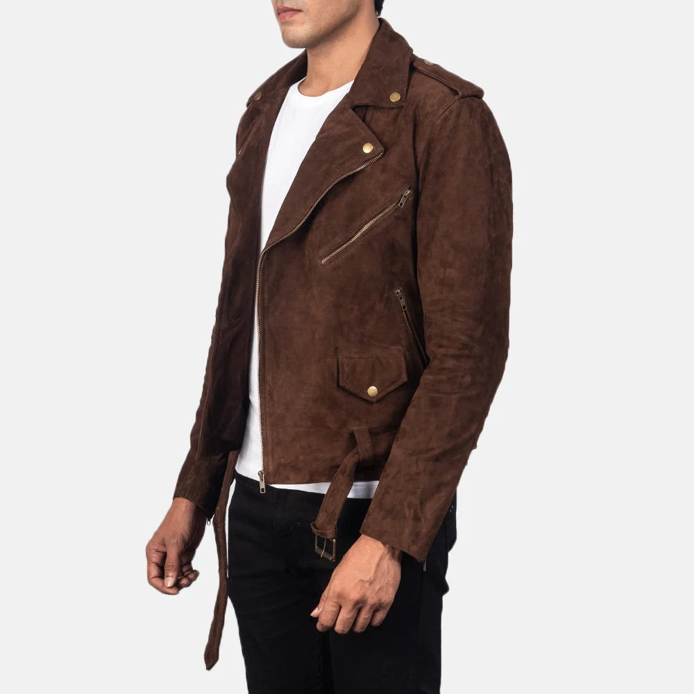 Allaric Alley Leather & Suede Biker Jacket