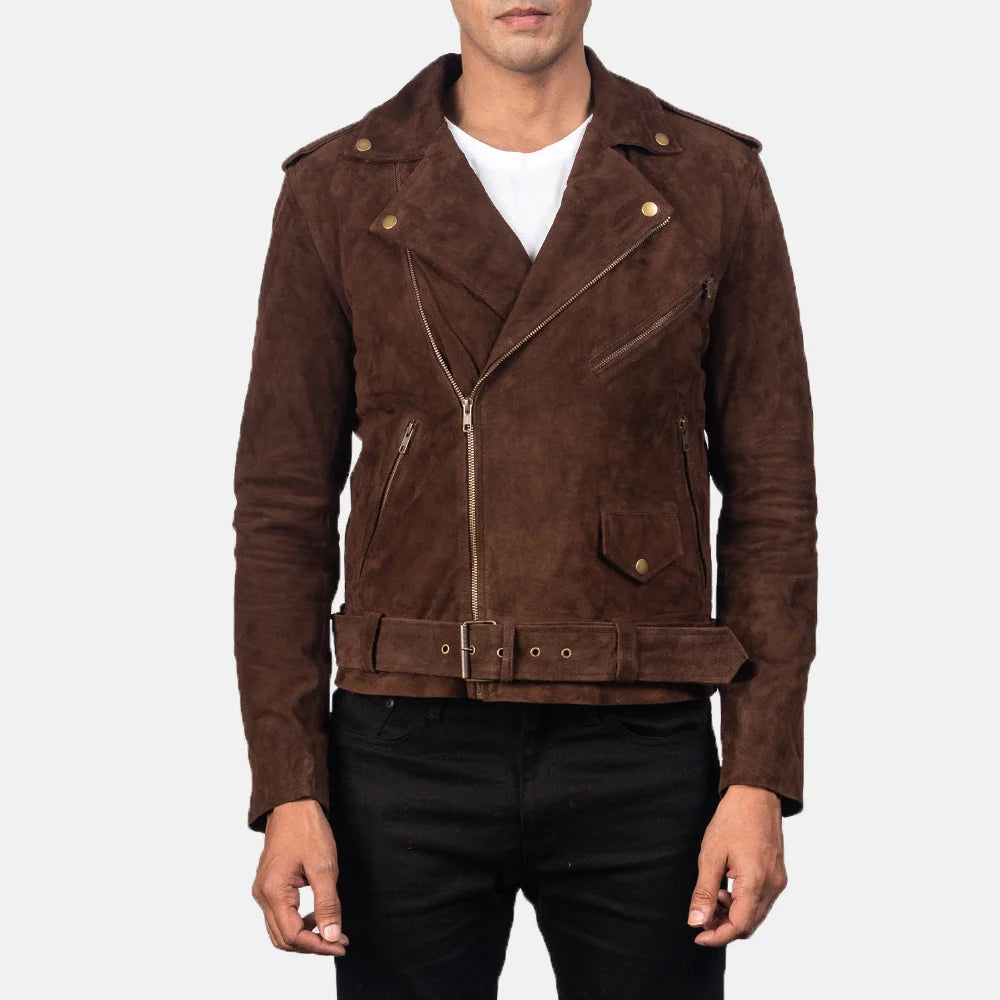 Allaric Alley Leather & Suede Biker Jacket