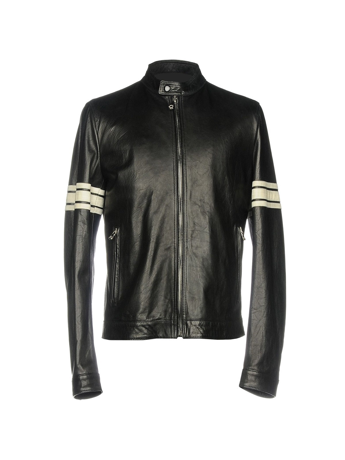 Men’s Voss Black Cowhide Leather Jacket