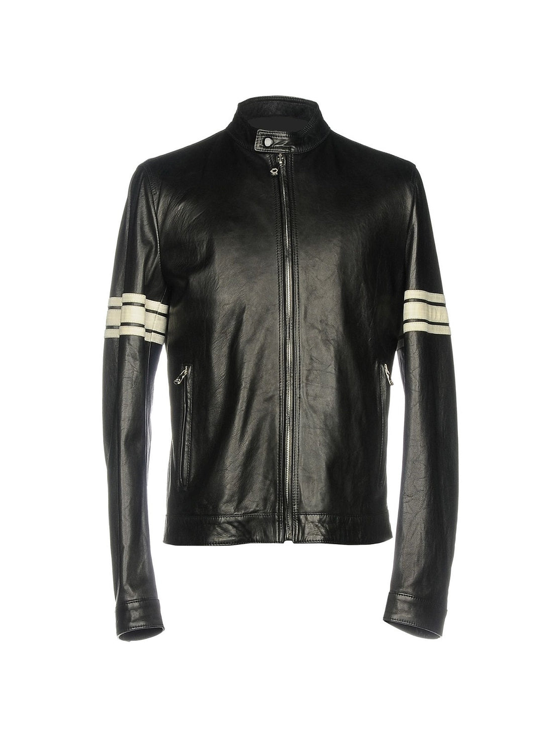 Men’s Voss Black Cowhide Leather Jacket