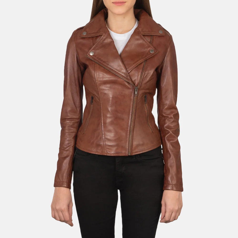 Flashback Leather Biker Jacket