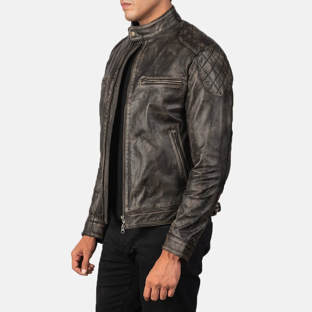 Gatsby Leather Biker Jacket