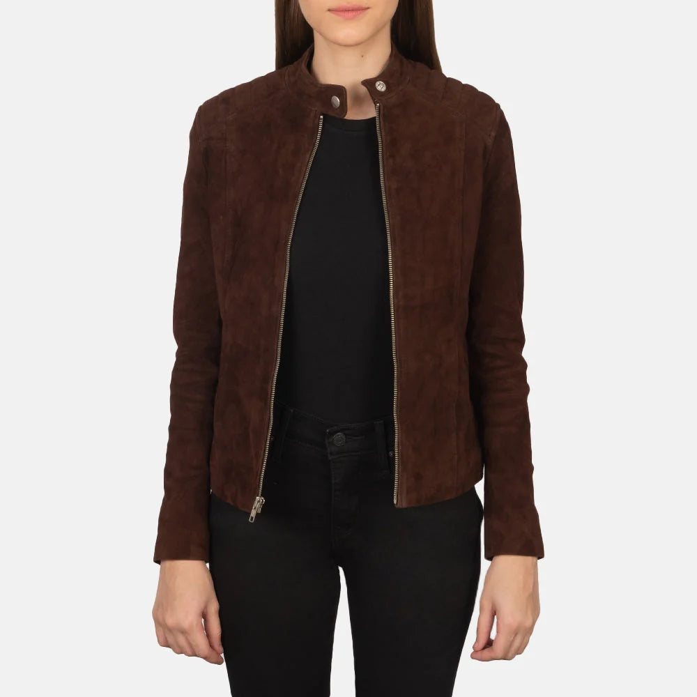 Kelsee Leather Biker Jacket
