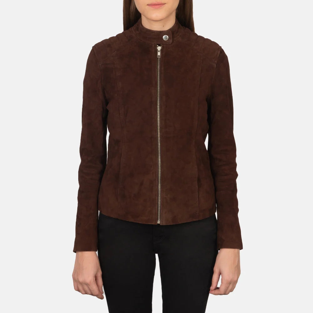 Kelsee Leather Biker Jacket