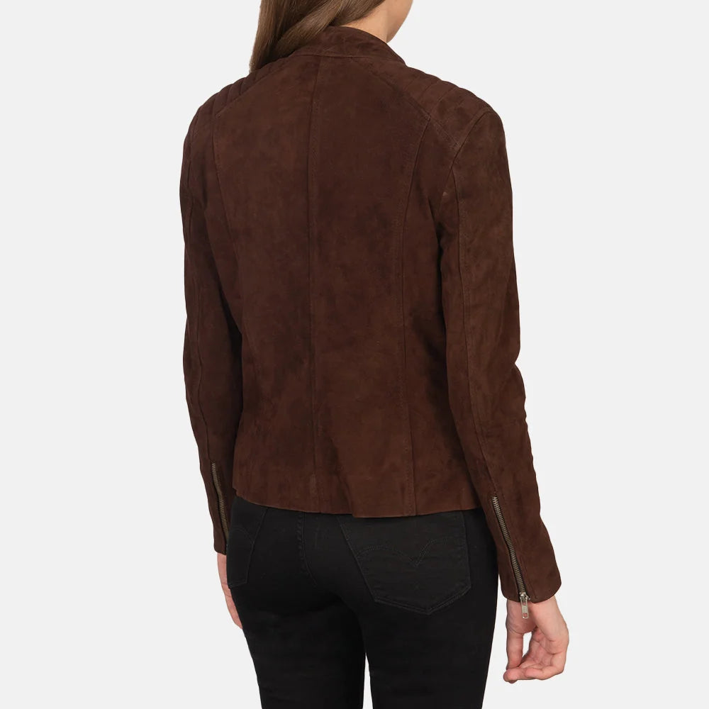 Kelsee Leather Biker Jacket