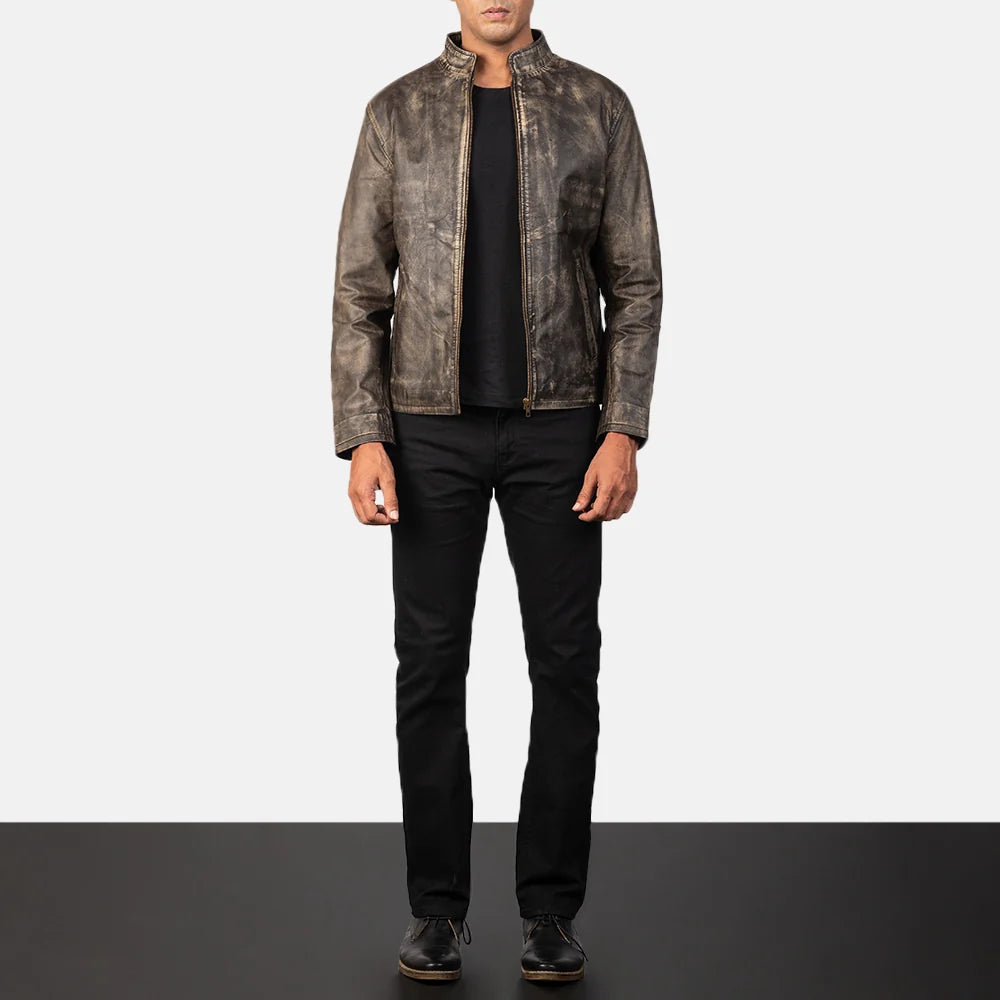 Alex Leather Biker Jacket