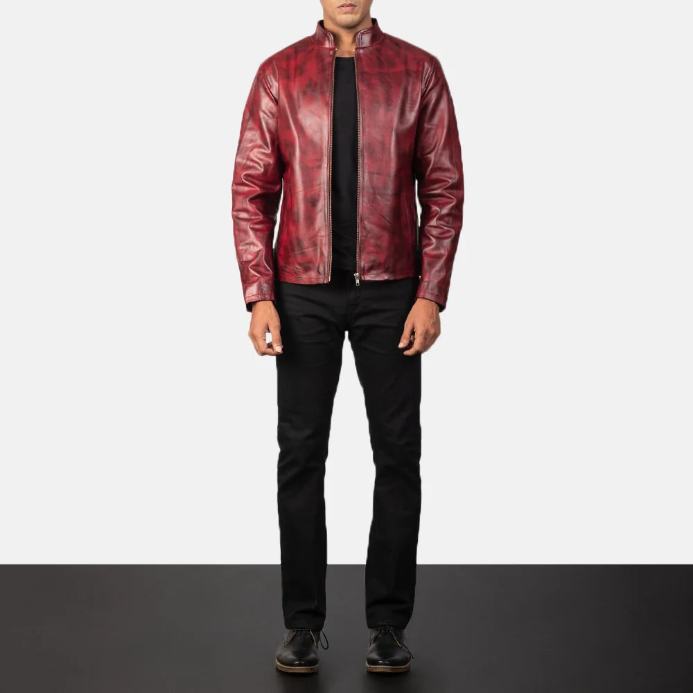 Alex Leather Biker Jacket