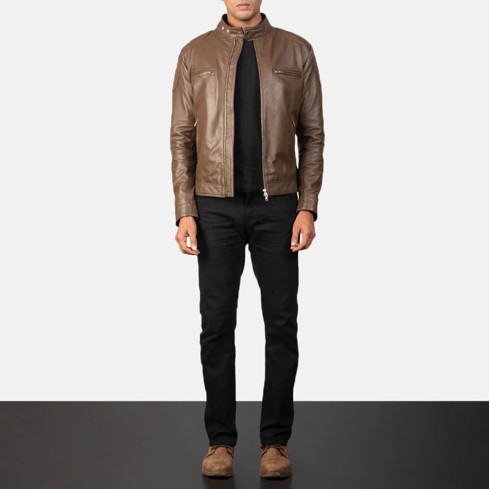 Gatsby Leather Biker Jacket