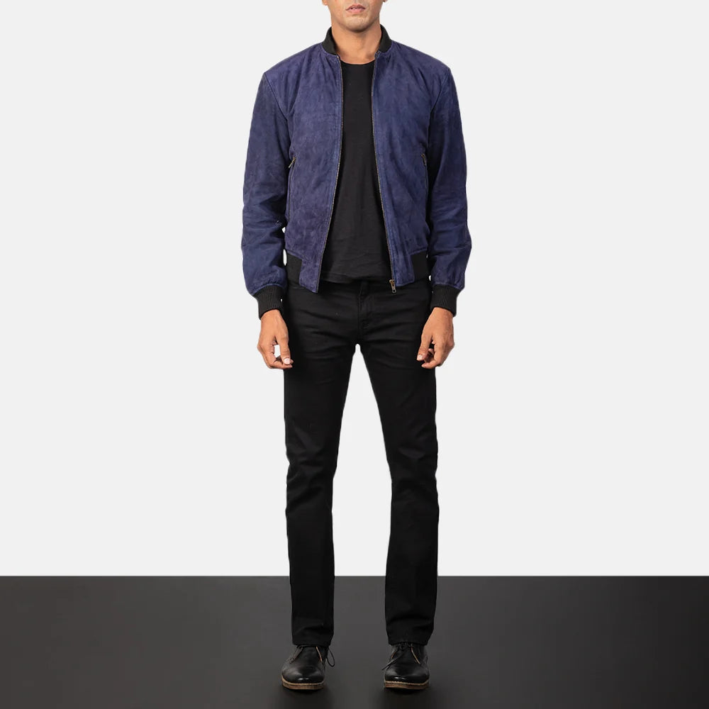 Shane Leather Bomber Jacket