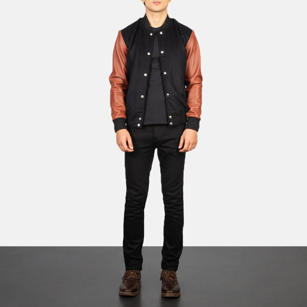 Vaxton Hybrid Varsity Jacket