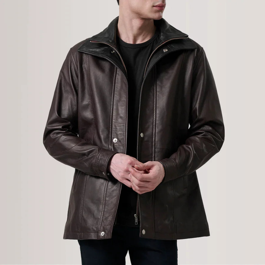 Adnan Hasan Custom Connor Maroon Jacket.