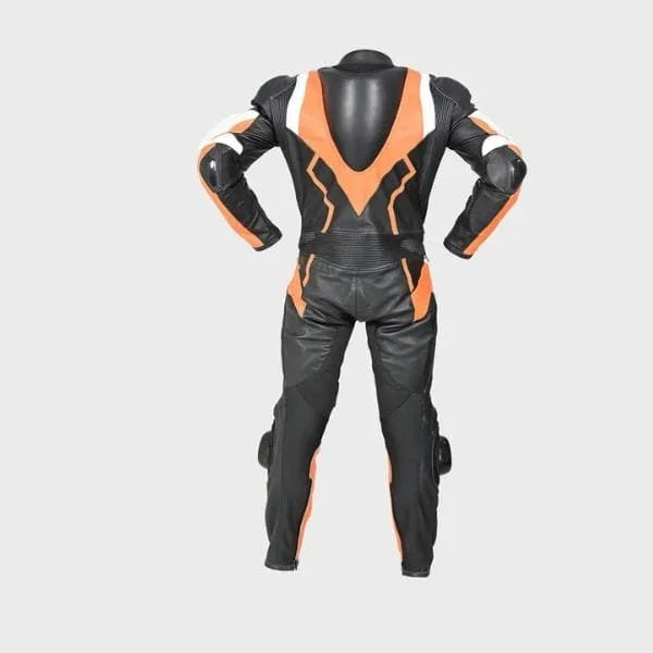 Men’s Elite Leather Motorcycle Racing Suit