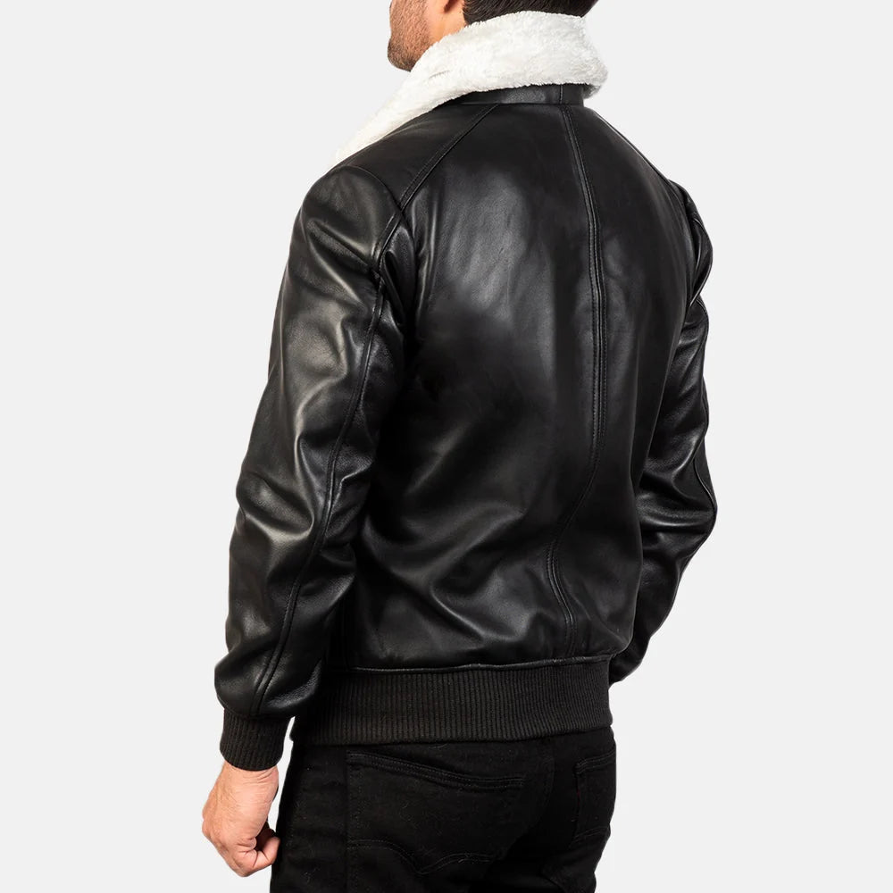 Airin G-1 Leather Bomber Jacket