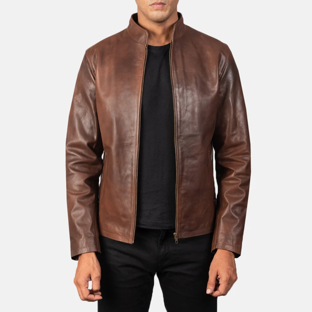 Alex Leather Biker Jacket