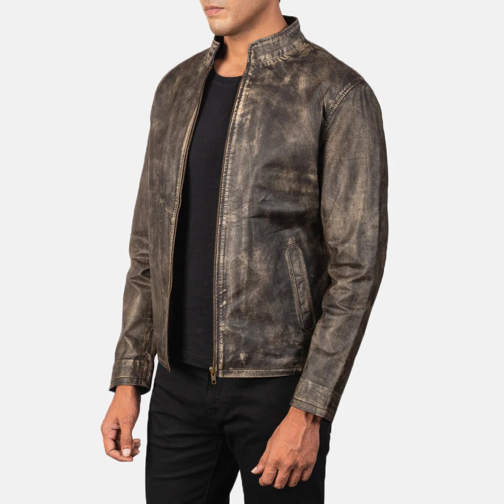 Alex Leather Biker Jacket