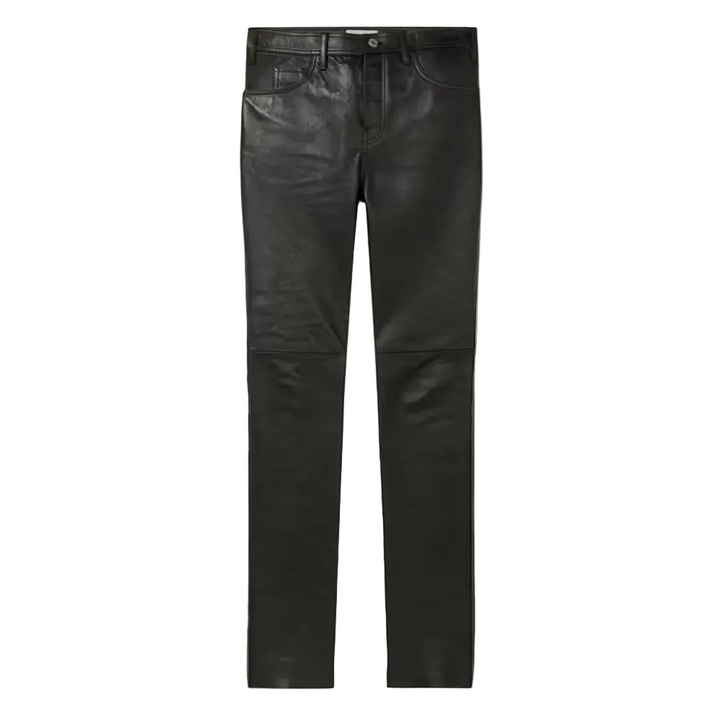 Men’s Silas Black Sheepskin Leather Pants
