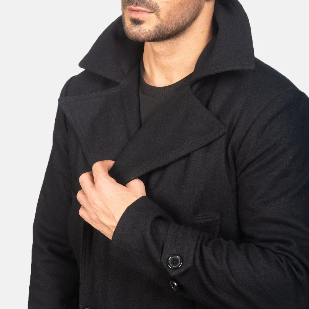 Custom Bryan Sammons Wool Fabric Coat