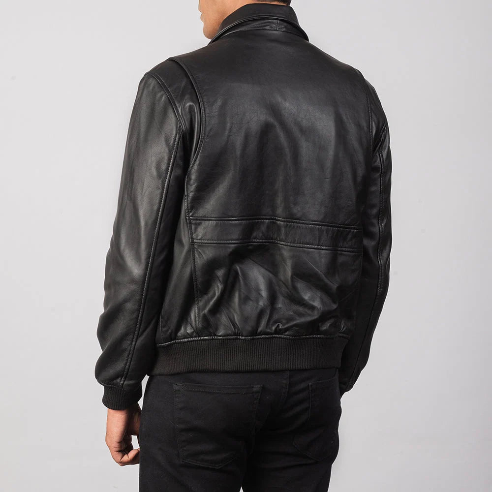 Coffmen A2 Leather Bomber Jacket