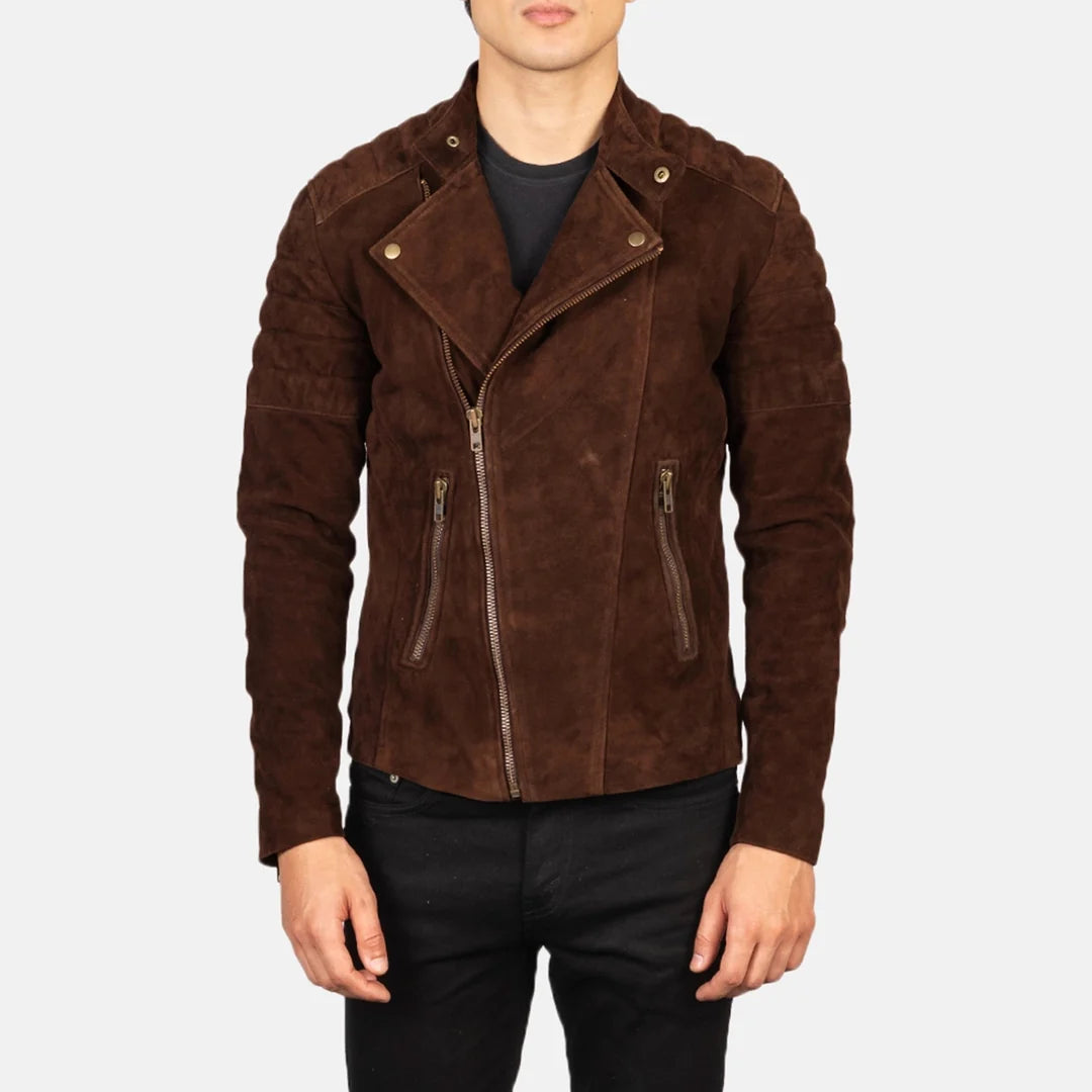 Faisor Leather Biker Jacket