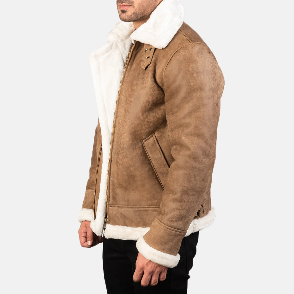 Francis B-3 Leather Bomber Jacket