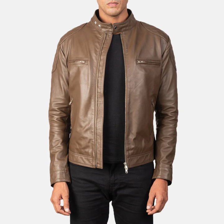 Gatsby Leather Biker Jacket