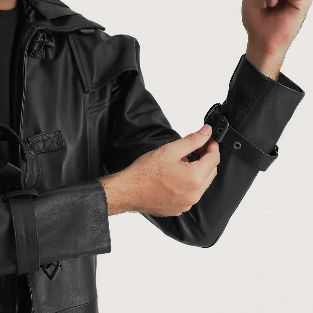 Custom Oliver Gross Leather Coat