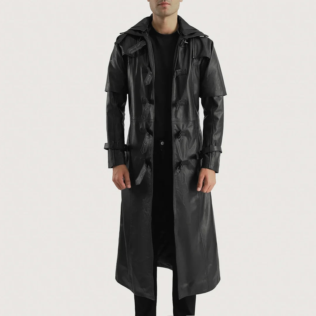 Custom Oliver Gross Leather Coat