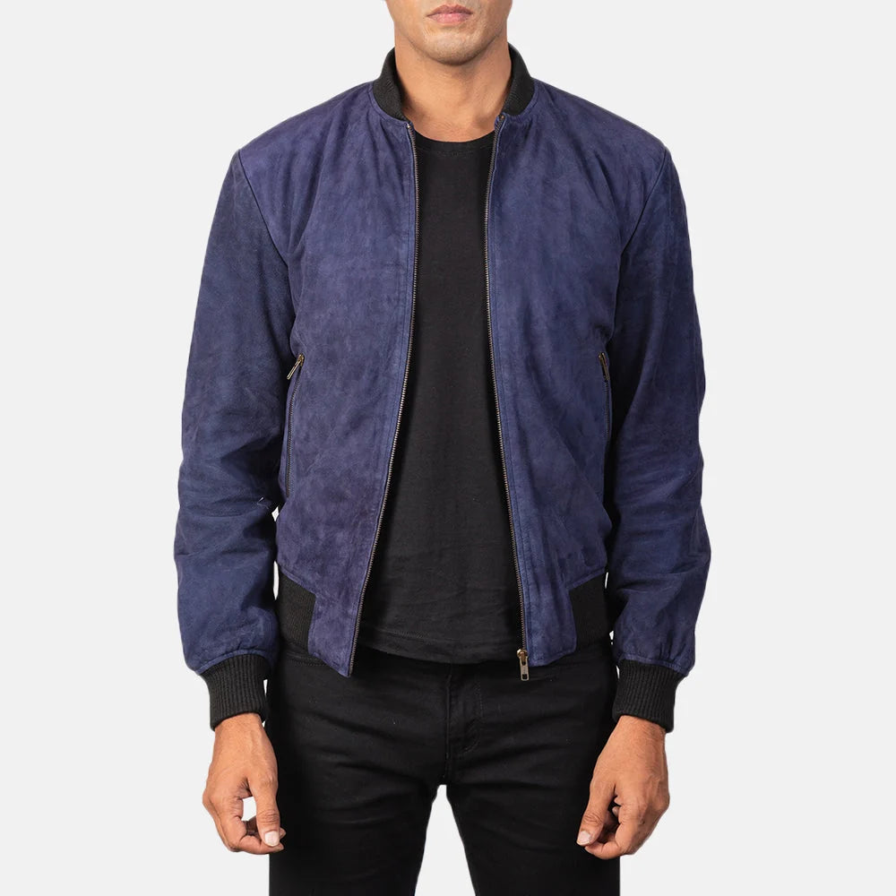 Shane Leather Bomber Jacket
