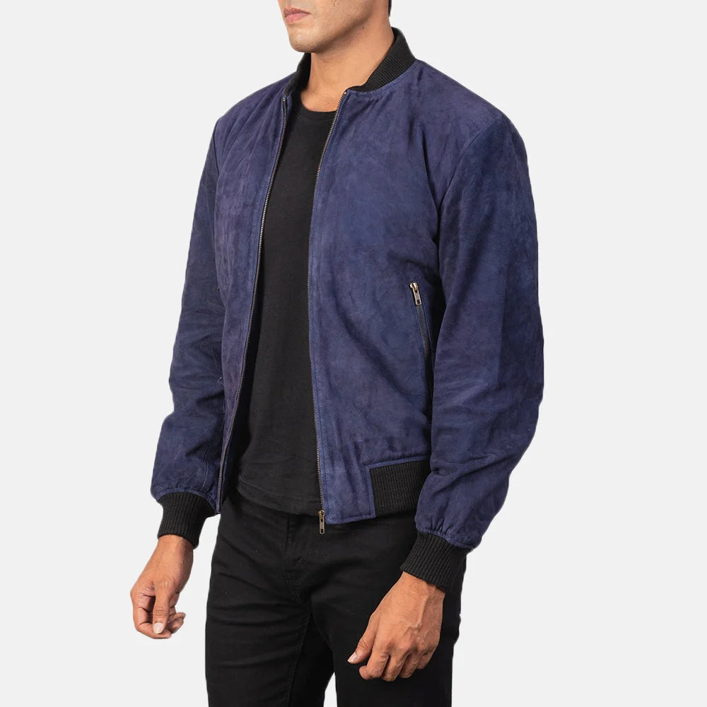 Shane Leather Bomber Jacket