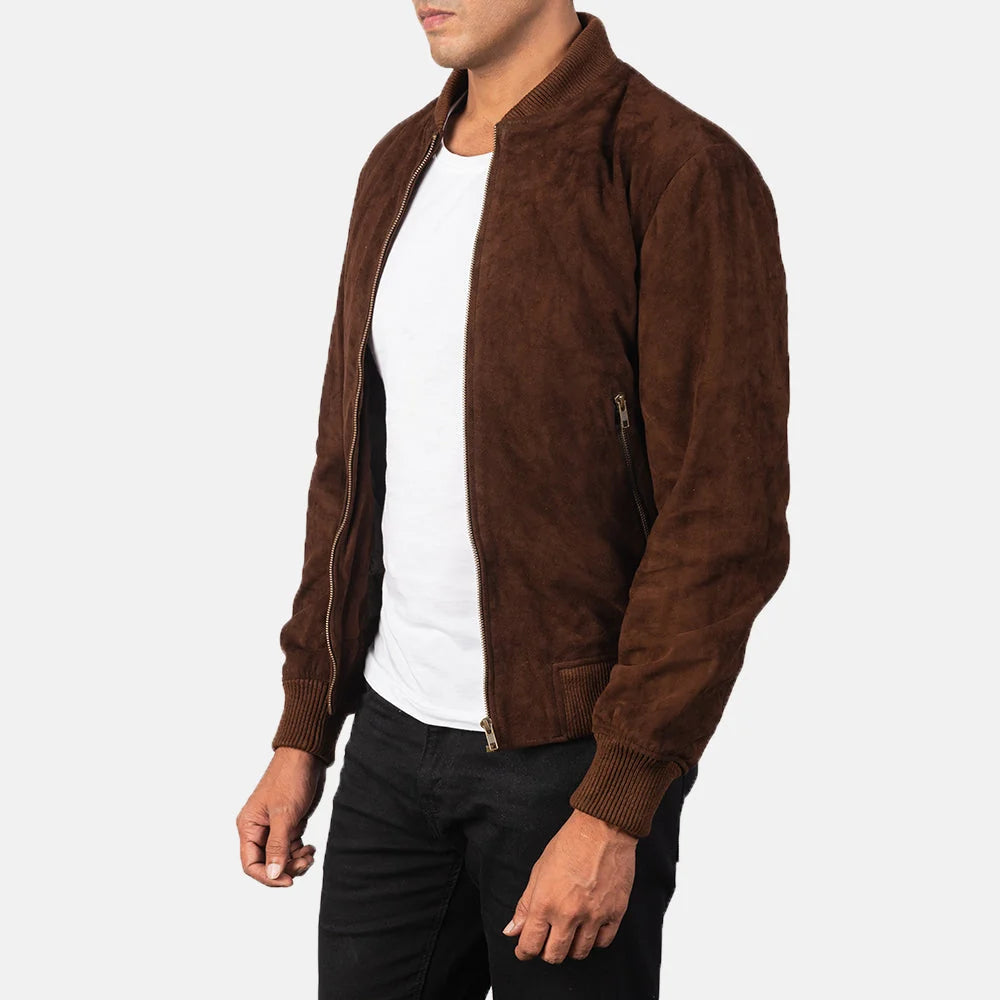 Shane Leather Bomber Jacket
