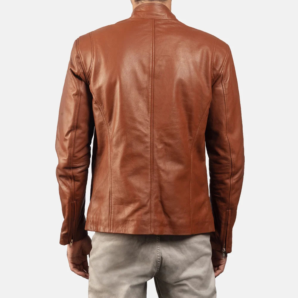 Ionic Leather Biker Jacket