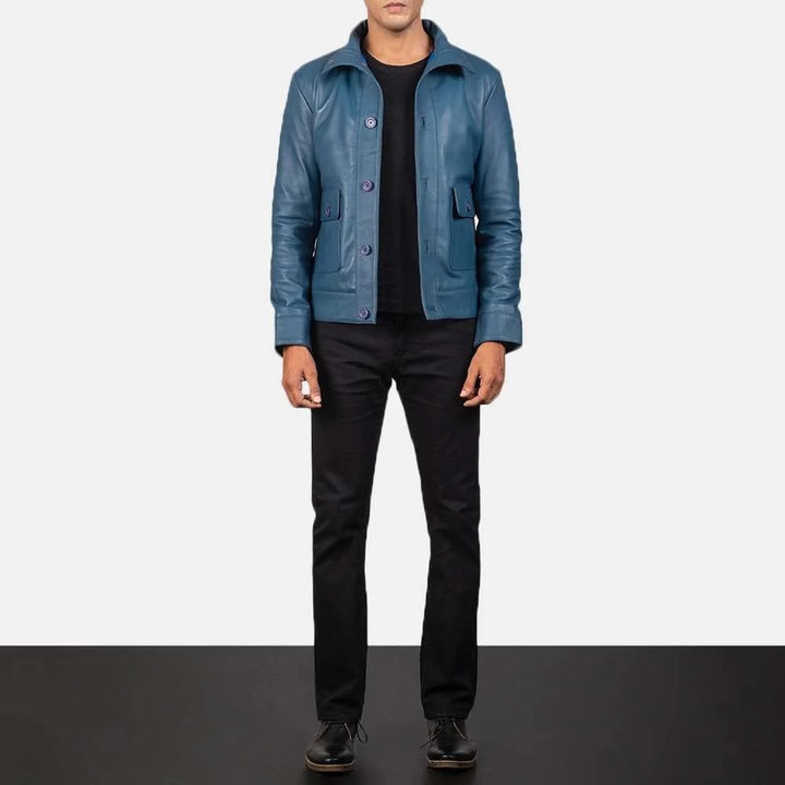 Columbus Leather Bomber Jacket
