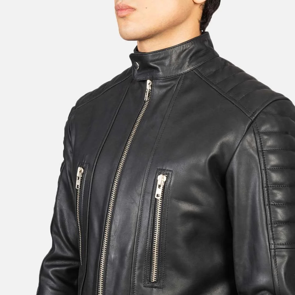 Damian Leather Biker Jacket