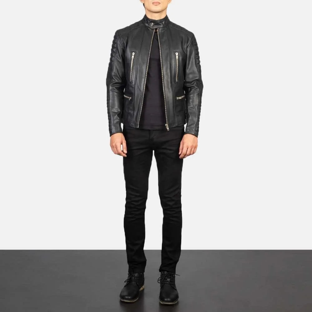 Damian Leather Biker Jacket