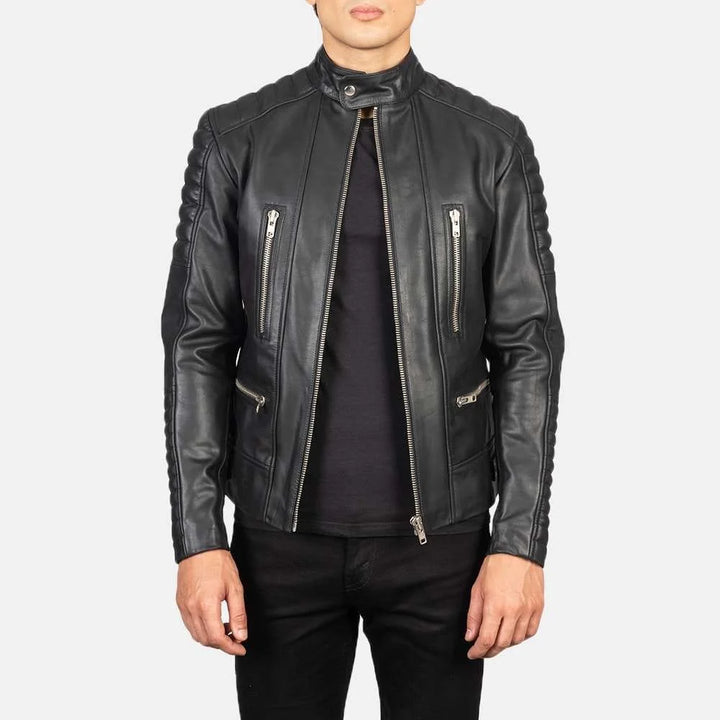 Damian Leather Biker Jacket