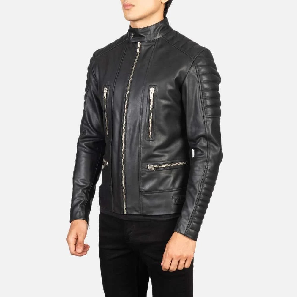 Damian Leather Biker Jacket