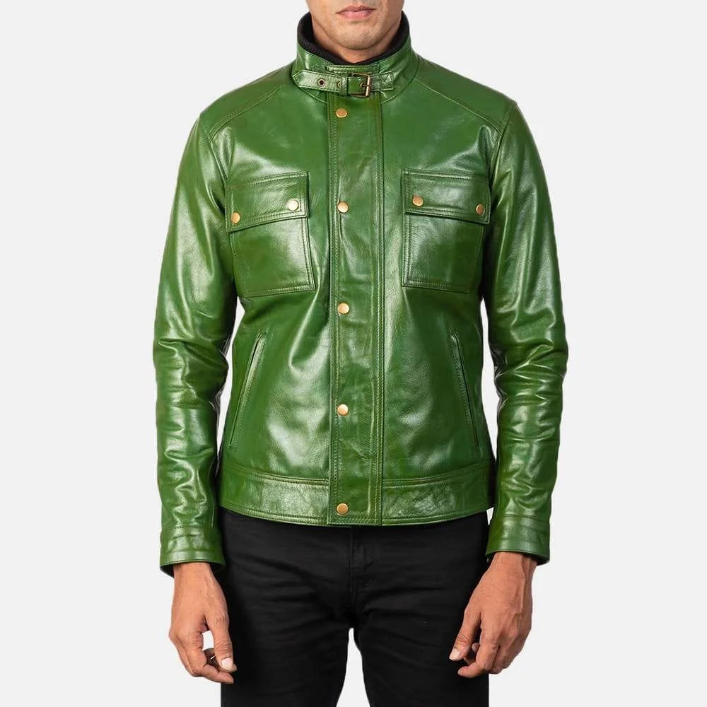 Darren Leather Biker Jacket