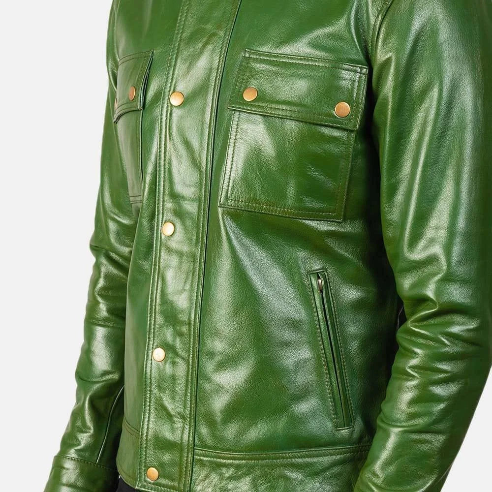 Darren Leather Biker Jacket