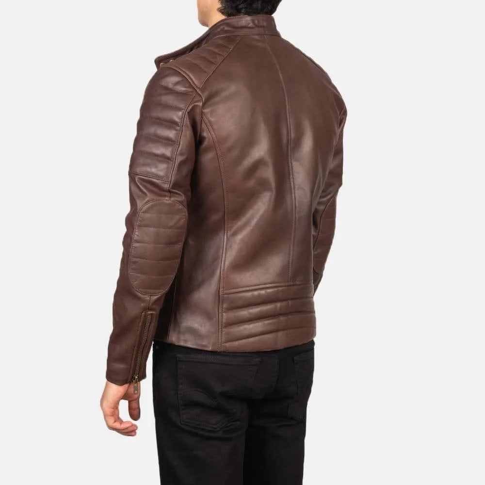Faisor Leather Biker Jacket