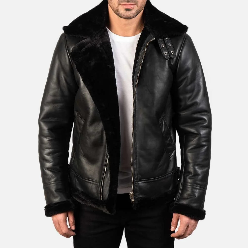 Francis B-3 Leather Bomber Jacket