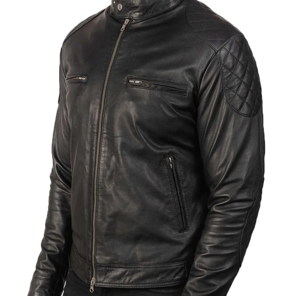 Gatsby Leather Biker Jacket