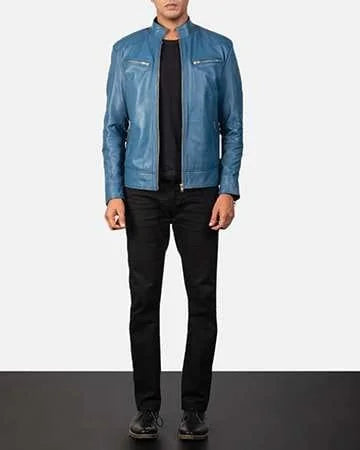Mack Leather Biker Jacket